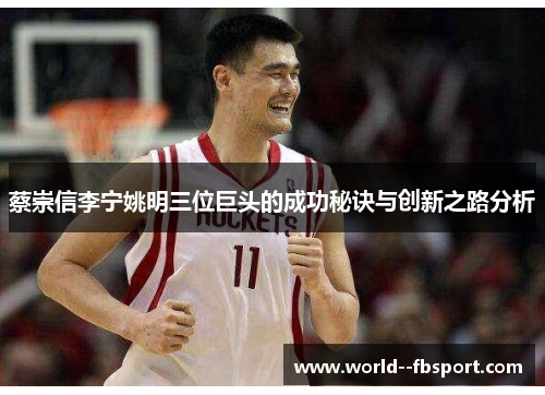 蔡崇信李宁姚明三位巨头的成功秘诀与创新之路分析